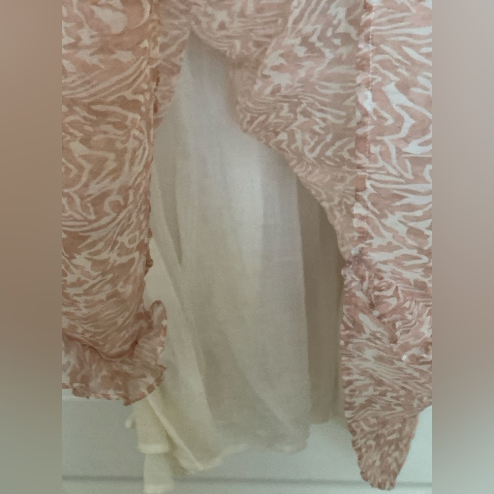 Cleobella Blush Ruffle Mini Dress – Size L - Picture 5 of 11
